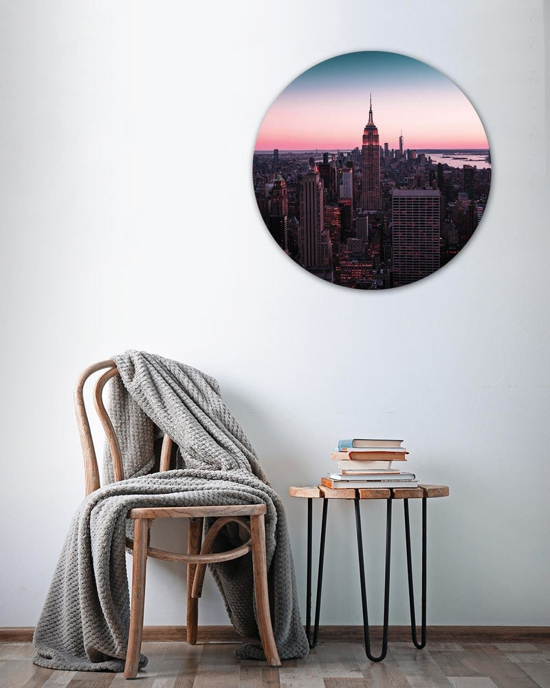 Dekoratīvais panelis - Sunset over the Empire State Building   Home Trends Deco