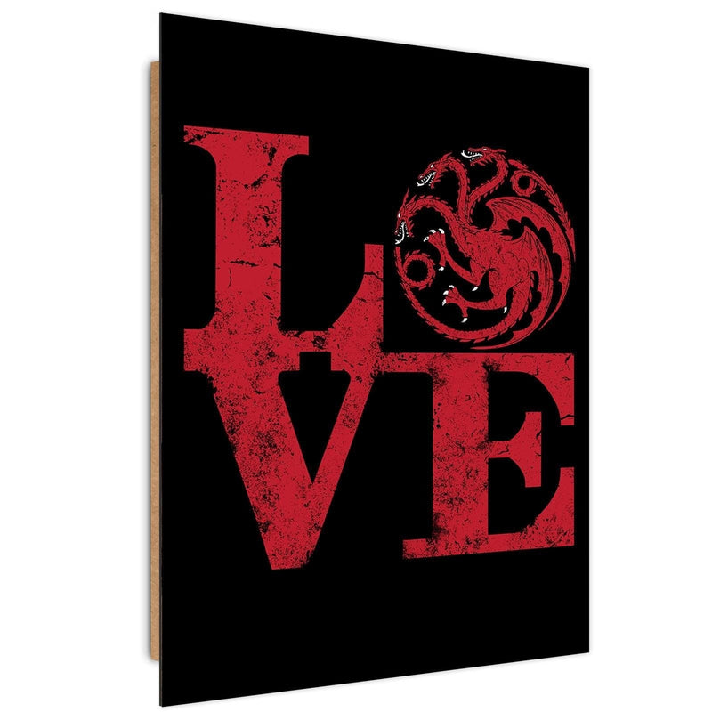 Dekoratīvais panelis - Targaryen Love Red  Home Trends Deco