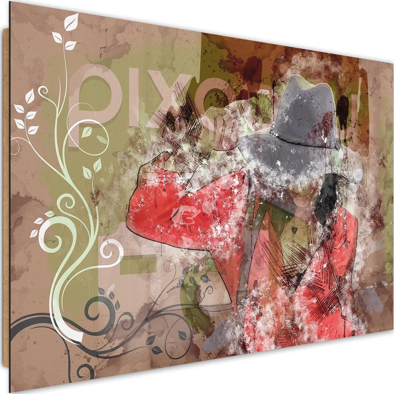 Dekoratīvais panelis - The Girl In The Hat Abstraction  Home Trends Deco