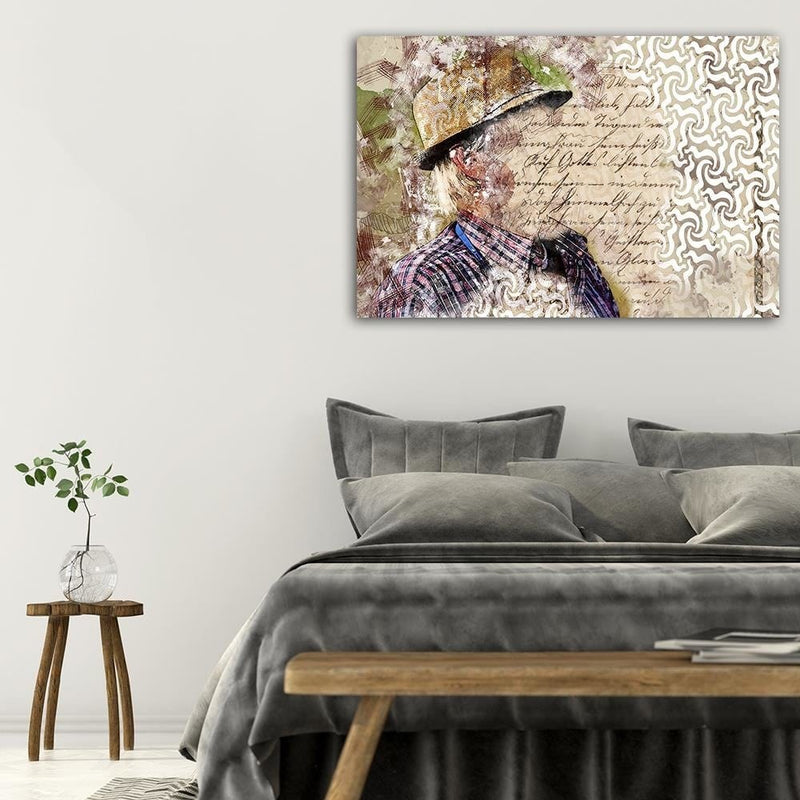 Dekoratīvais panelis - The Man In The Hat Abstraction  Home Trends Deco