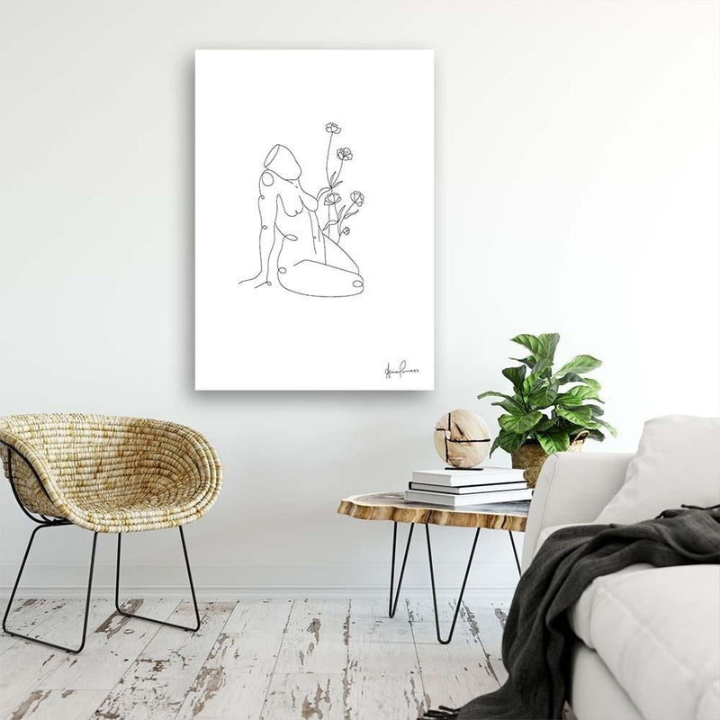 Dekoratīvais panelis - The Posing Woman  Home Trends Deco