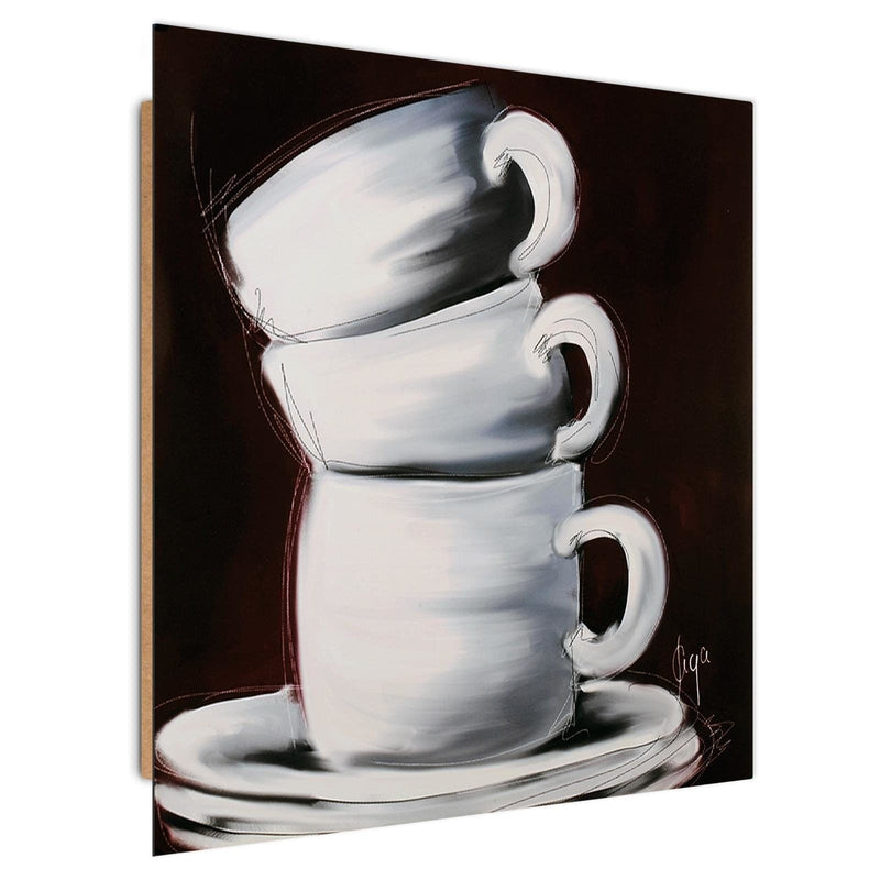 Dekoratīvais panelis - Three cups.   30x30 Home Trends Deco