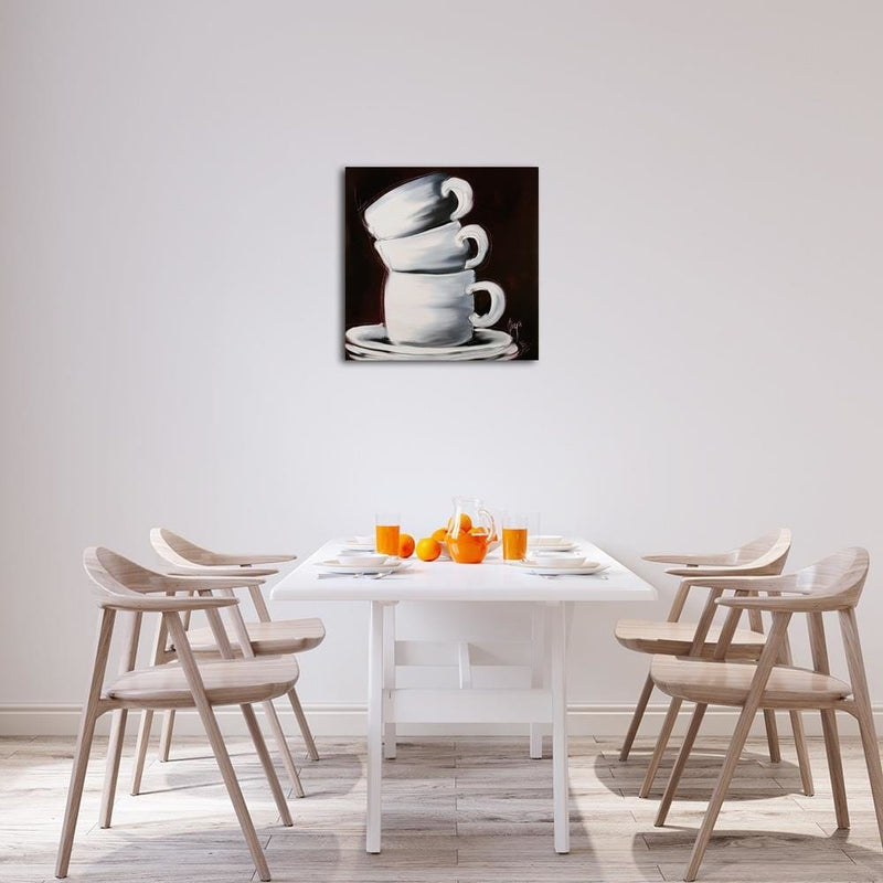 Dekoratīvais panelis - Three cups.   30x30 Home Trends Deco