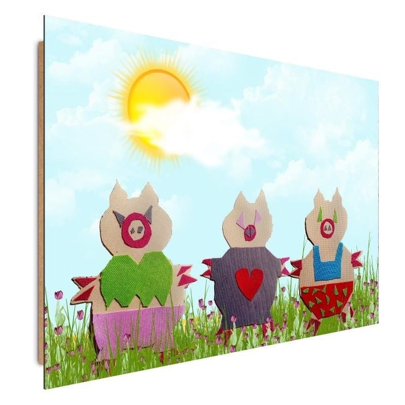 Dekoratīvais panelis - Three Little Pigs  Home Trends Deco