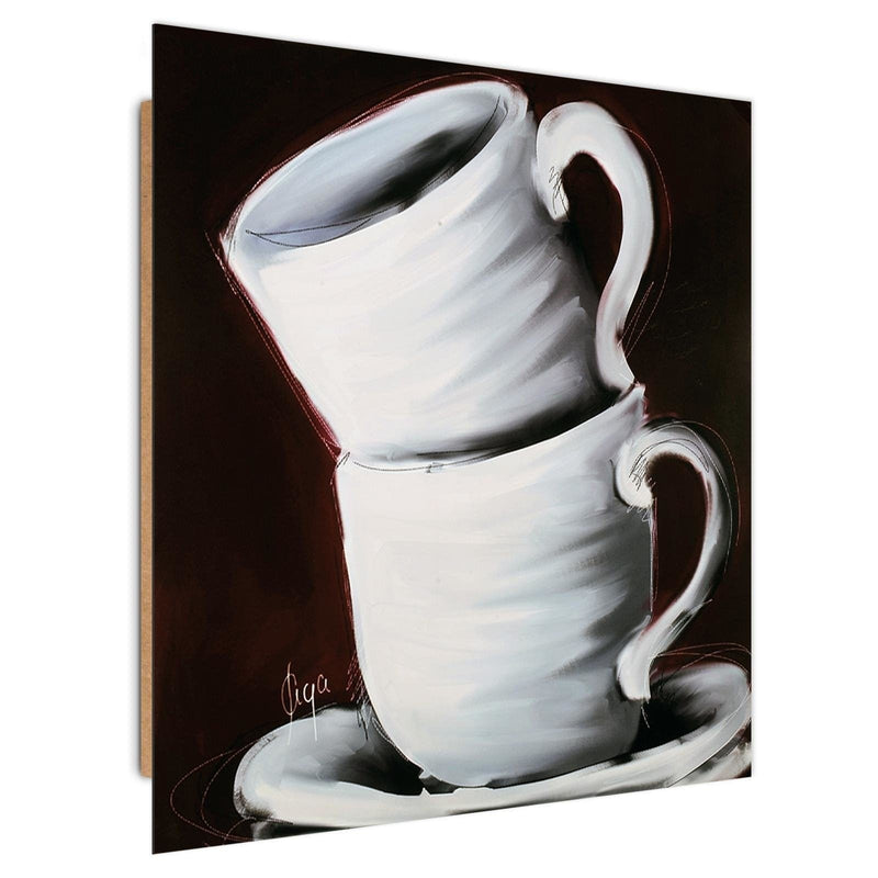 Dekoratīvais panelis - Two cups.   30x30 Home Trends Deco