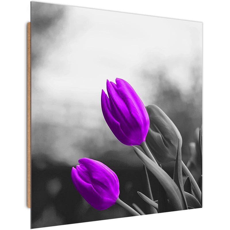 Dekoratīvais panelis - Two Purple Tulips  Home Trends Deco