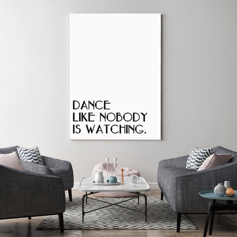 Dekoratīvais panelis - Typography Dance  Home Trends Deco