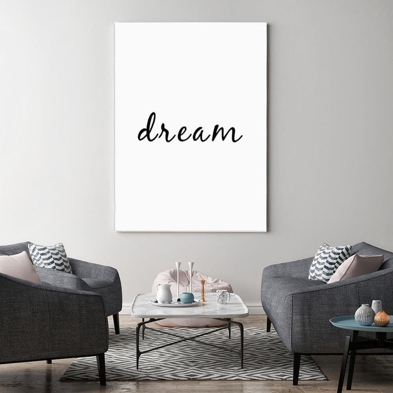 Dekoratīvais panelis - Typography Dream  Home Trends Deco