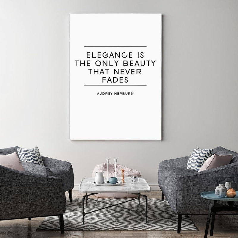 Dekoratīvais panelis - Typography Elegance  Home Trends Deco