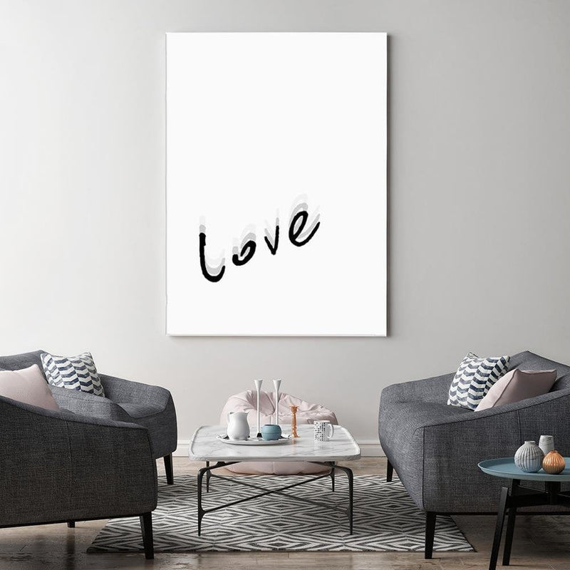 Dekoratīvais panelis - Typography Love  Home Trends Deco