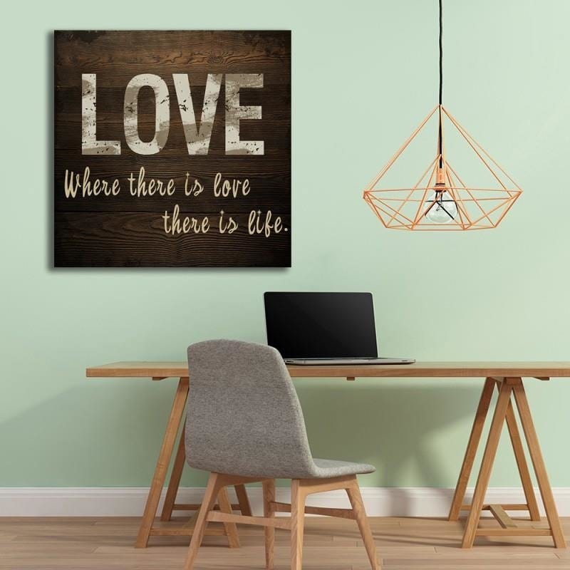 Dekoratīvais panelis - Where There Is Love  Home Trends Deco