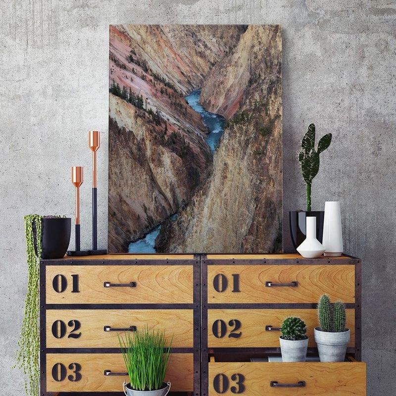 Dekoratīvais panelis - Wild River Among The Rocks  Home Trends Deco