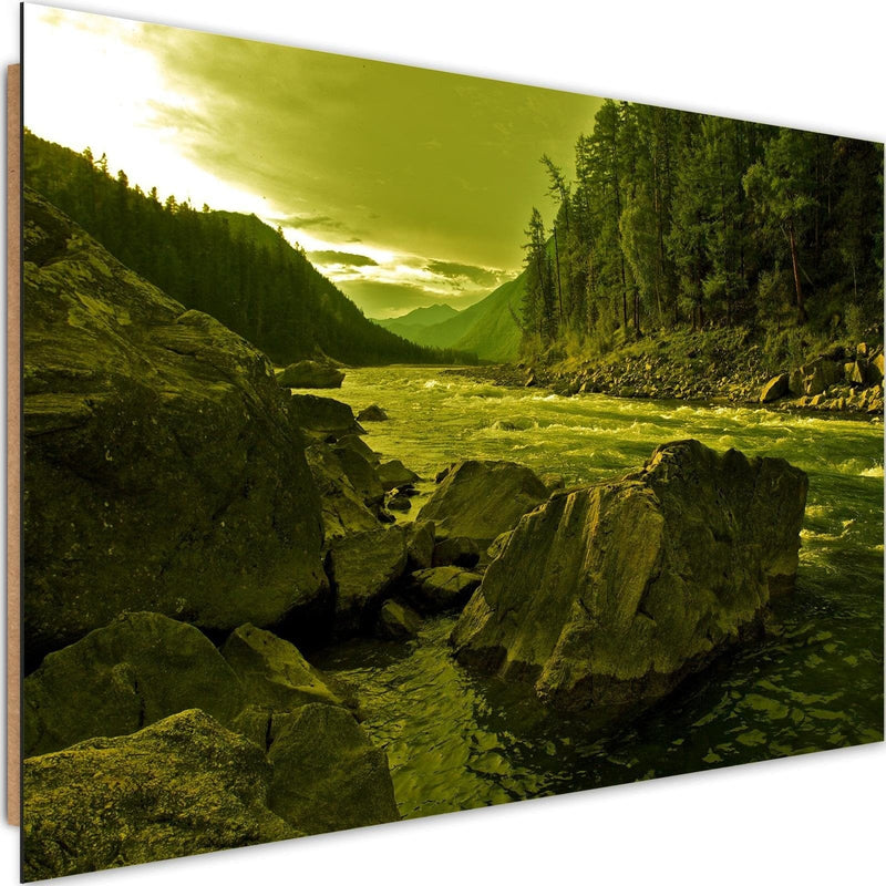 Dekoratīvais panelis - Wild River In The Mountains 3  Home Trends Deco