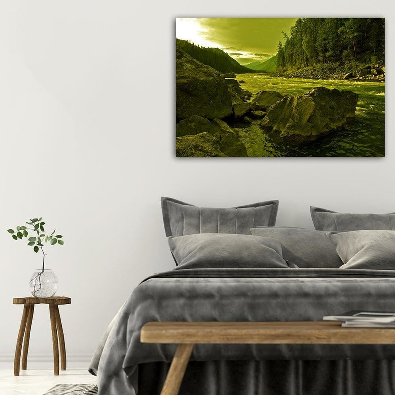 Dekoratīvais panelis - Wild River In The Mountains 3  Home Trends Deco