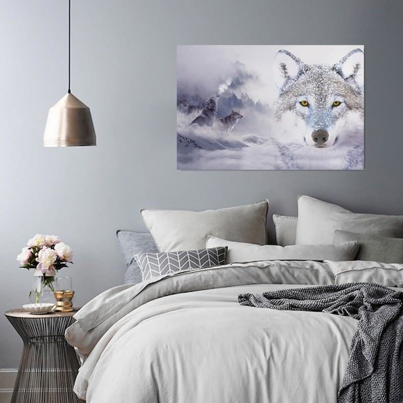 Dekoratīvais panelis - Wolves In Winter  Home Trends Deco