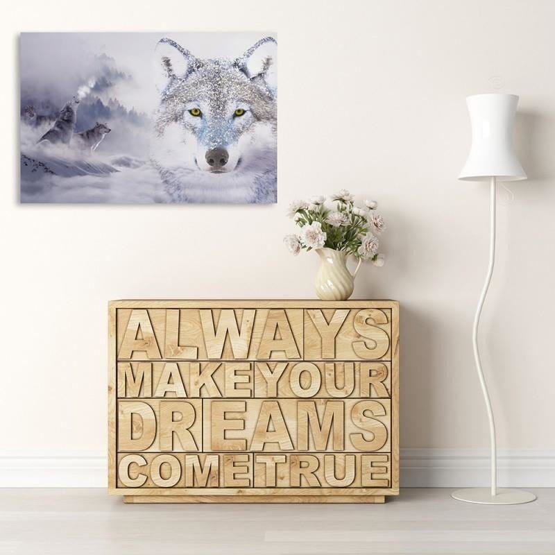 Dekoratīvais panelis - Wolves In Winter  Home Trends Deco