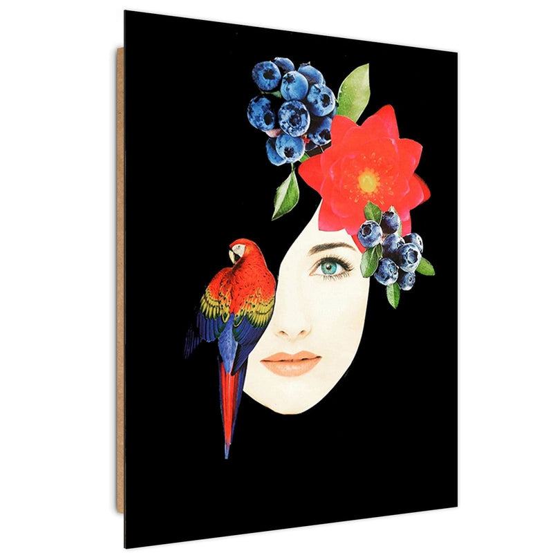 Dekoratīvais panelis - Woman Face With Flowers  Home Trends Deco