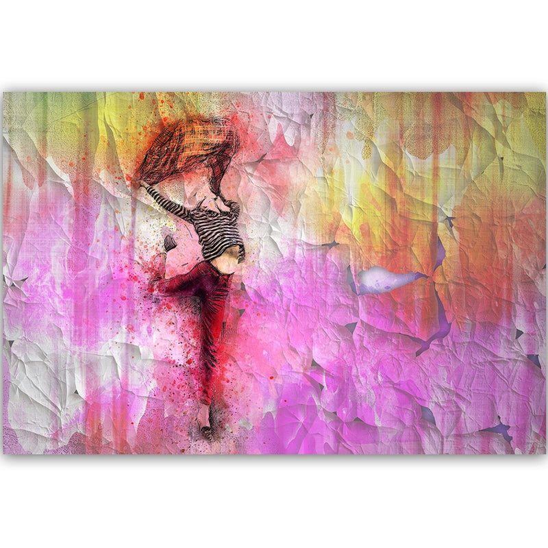 Dekoratīvais panelis - Woman Leaping With Joy  Home Trends Deco