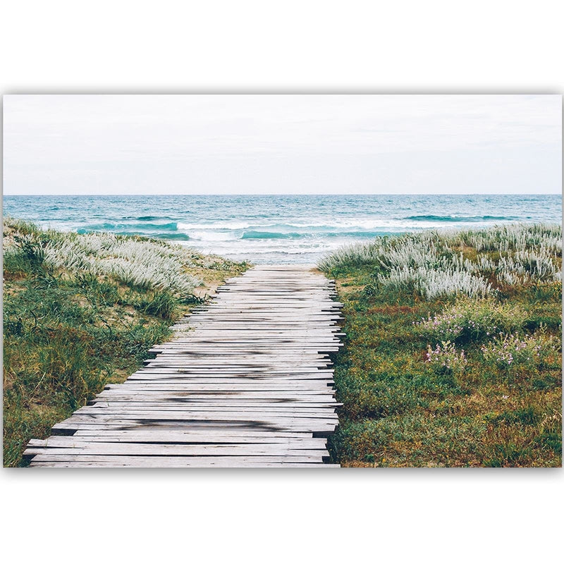 Dekoratīvais panelis - Wooden Path To The Seas  Home Trends Deco