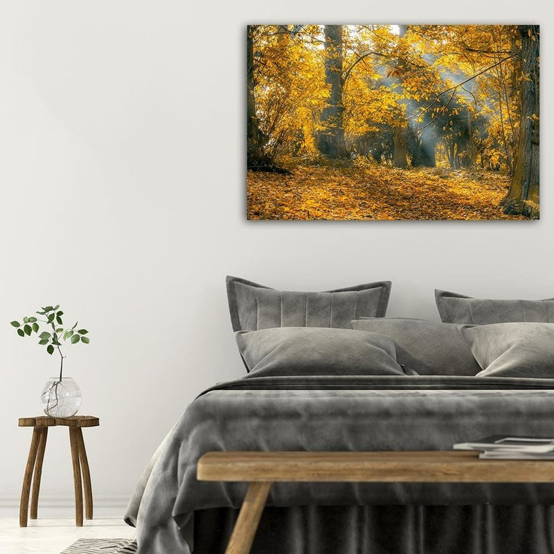 Dekoratīvais panelis - Yellow Trees In The Park  Home Trends Deco