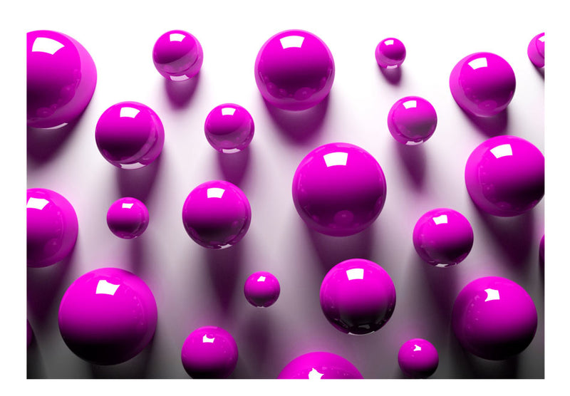 Fototapetes - Violetās bumbiņas