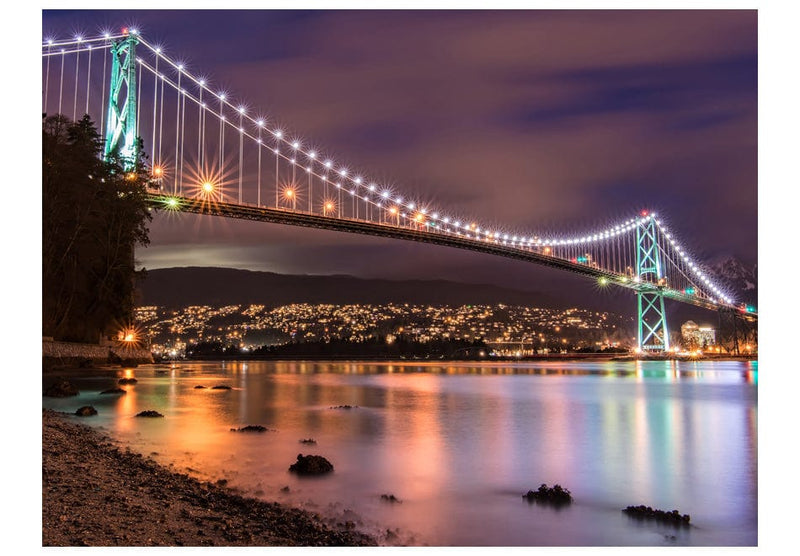 Fototapetes - Lions Gate Bridge - Vankūvera (Kanāda) E-interjers.lv