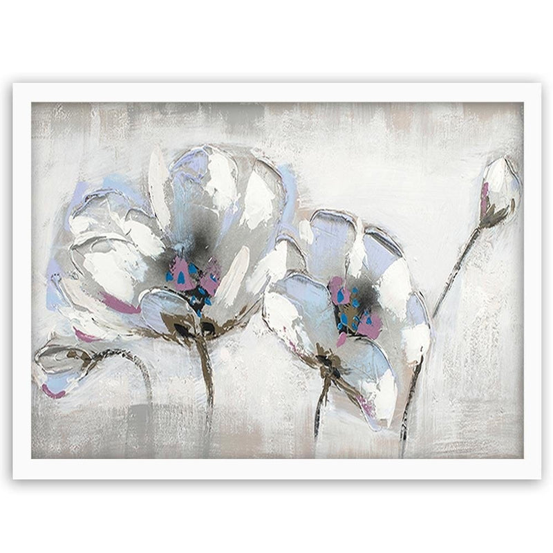 Glezna baltā rāmī - Orchid Abstraction  Home Trends DECO