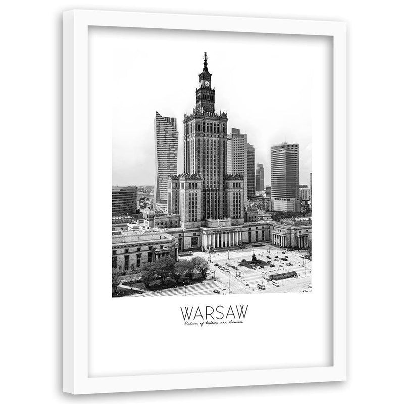 Glezna baltā rāmī - Warsaw Palace Of Culture  Home Trends DECO