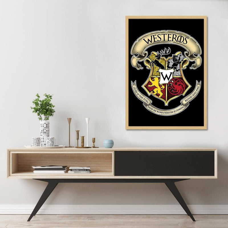 Glezna bēšā rāmī - Coat Of Arms  Home Trends DECO