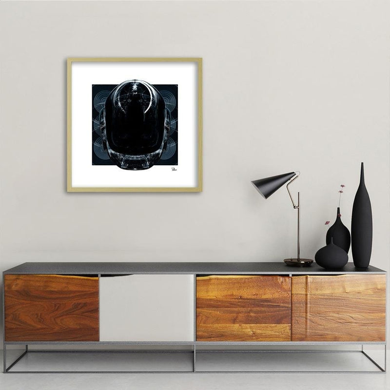 Glezna bēšā rāmī - Helmet Electro  Home Trends DECO