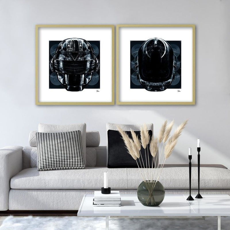 Glezna bēšā rāmī - Helmet Electro  Home Trends DECO