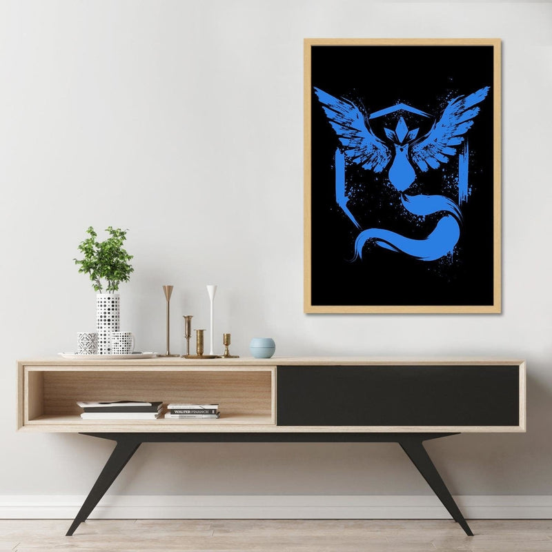 Glezna bēšā rāmī - Illustration Blue  Home Trends DECO