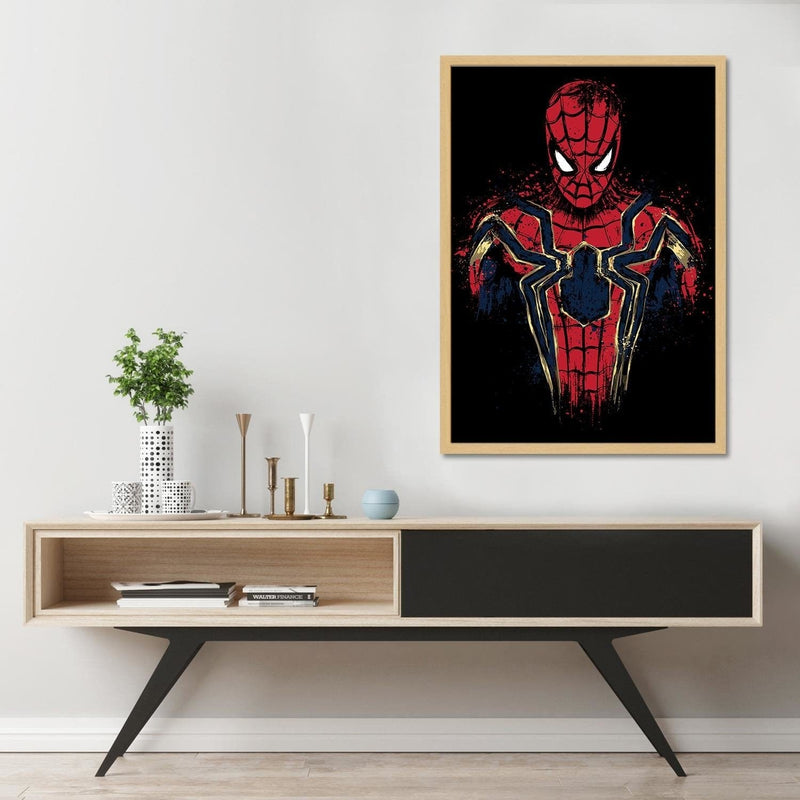 Glezna bēšā rāmī - Infinity Spider Red  Home Trends DECO