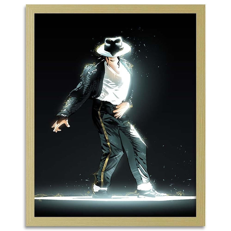 Glezna bēšā rāmī - King Of Pop Icon Black  Home Trends DECO