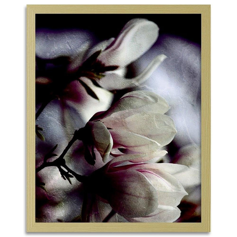 Glezna bēšā rāmī - Magnolia Buds  Home Trends DECO