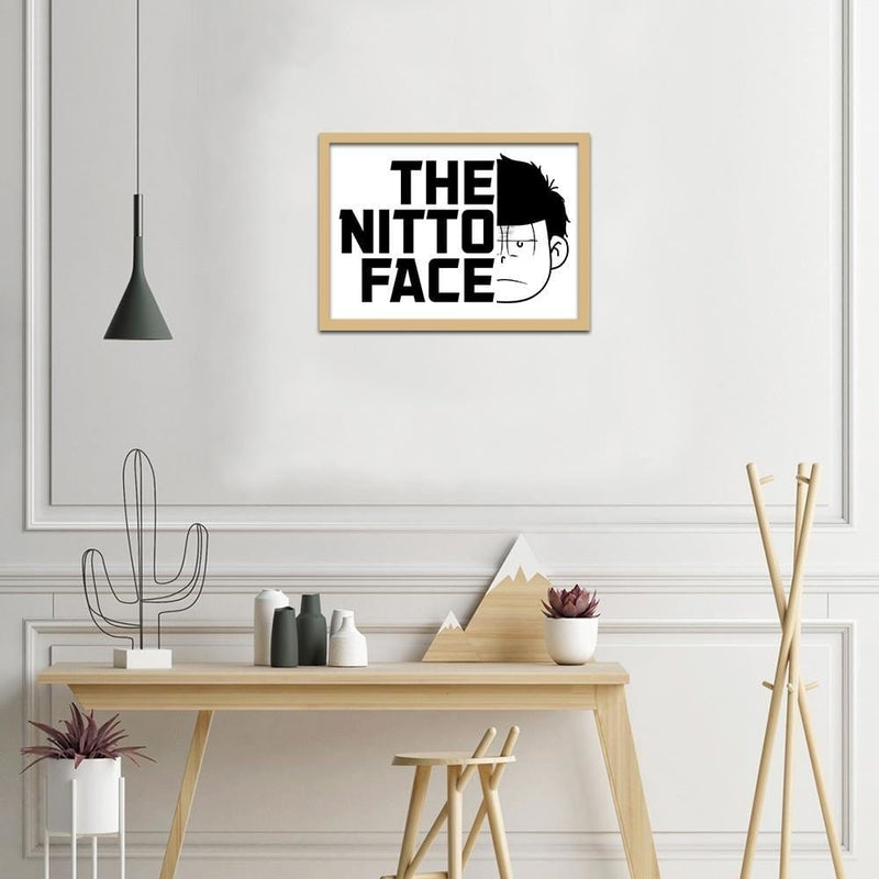 Glezna bēšā rāmī - Manga Nitto Face  Home Trends DECO