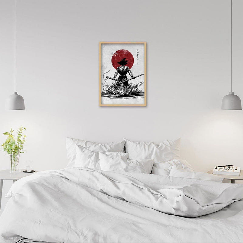 Glezna bēšā rāmī - Manga Warrior  Home Trends DECO