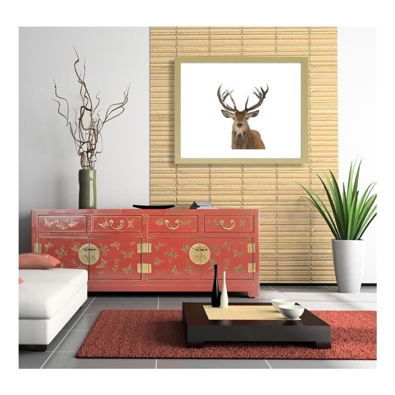 Glezna bēšā rāmī - Modern deer  Home Trends DECO