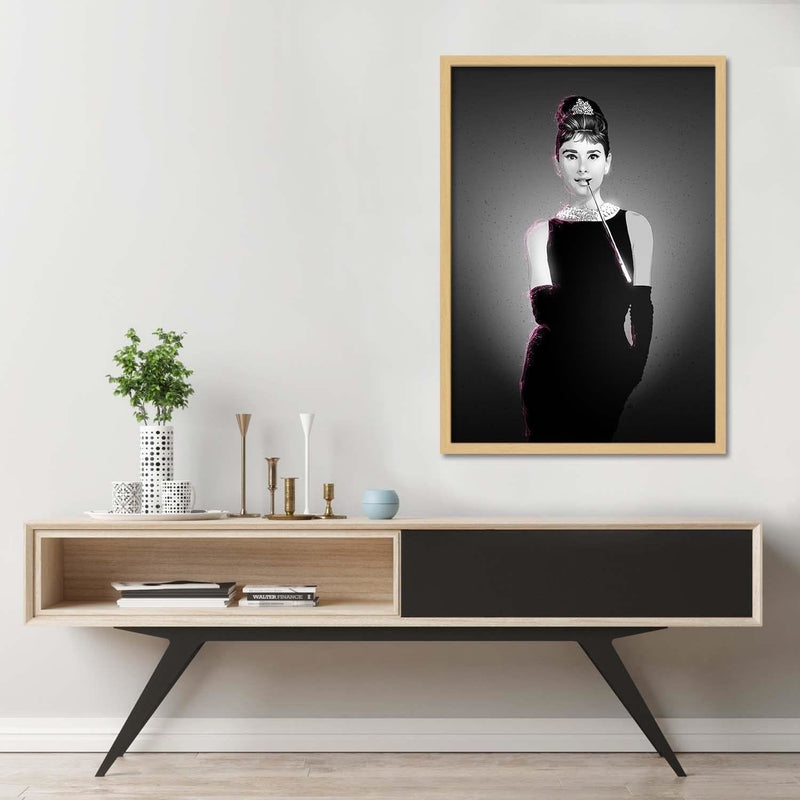 Glezna bēšā rāmī - Movie Star Image Black And White  Home Trends DECO