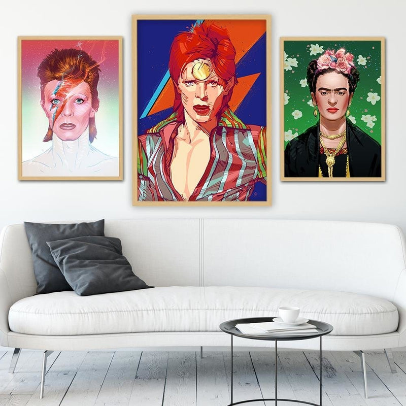 Glezna bēšā rāmī - Music Legend  Home Trends DECO