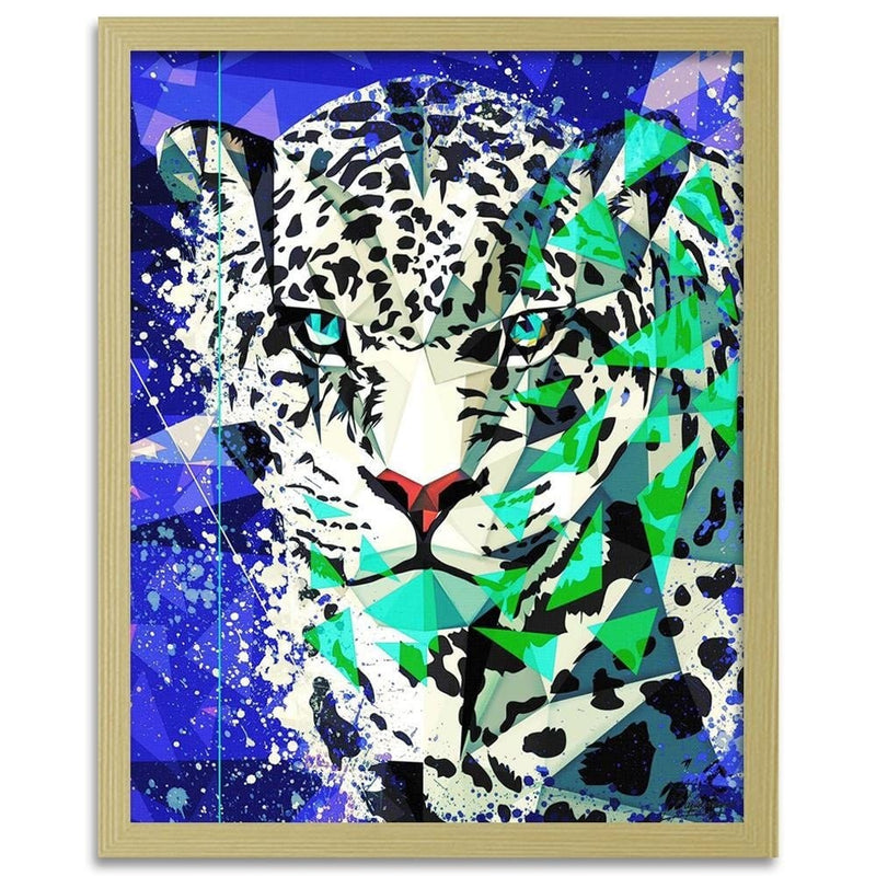 Glezna bēšā rāmī - Painted Jaguar  Home Trends DECO