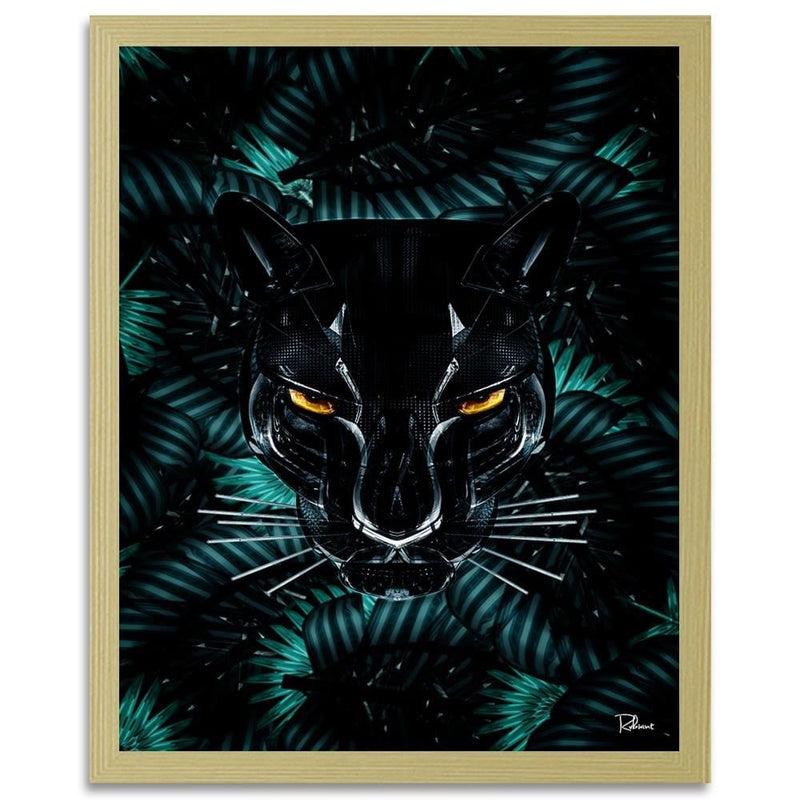 Glezna bēšā rāmī - Panther Modern Black  Home Trends DECO