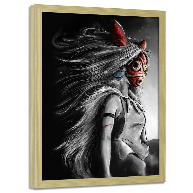 Glezna bēšā rāmī - Red Mask Manga  Home Trends DECO