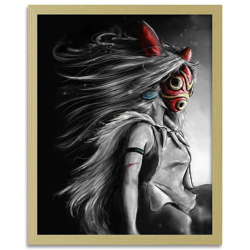 Glezna bēšā rāmī - Red Mask Manga  Home Trends DECO