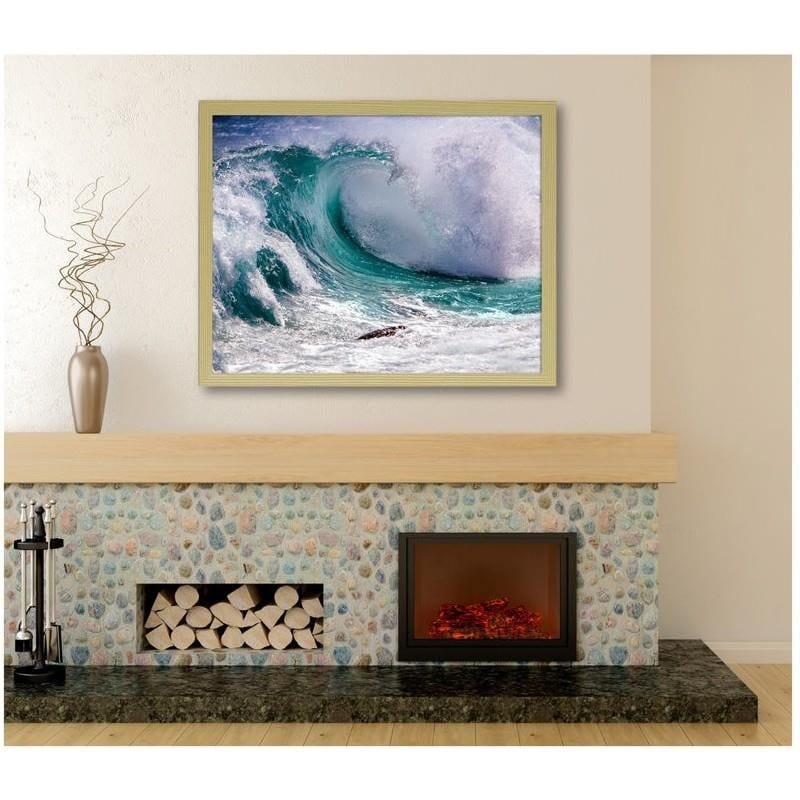 Glezna bēšā rāmī - Stormy wave  Home Trends DECO