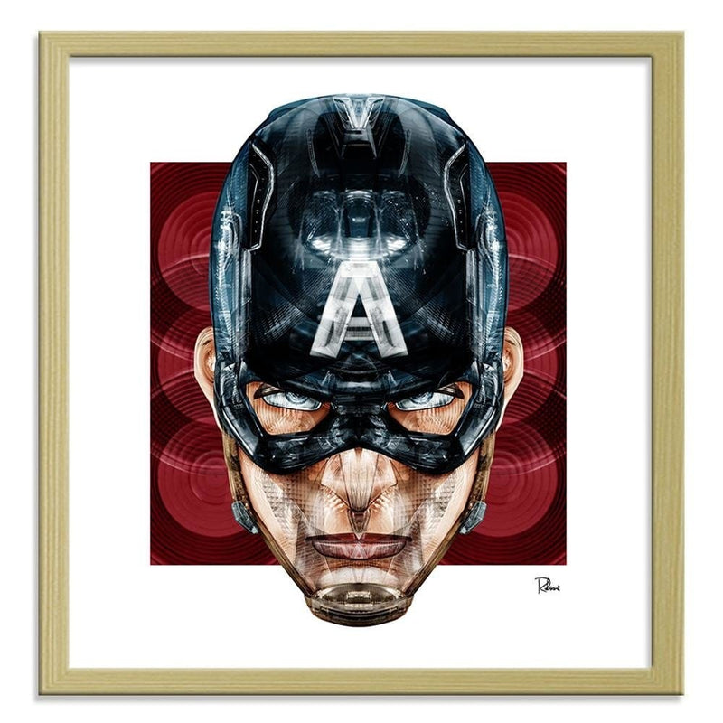 Glezna bēšā rāmī - Superhero America  Home Trends DECO