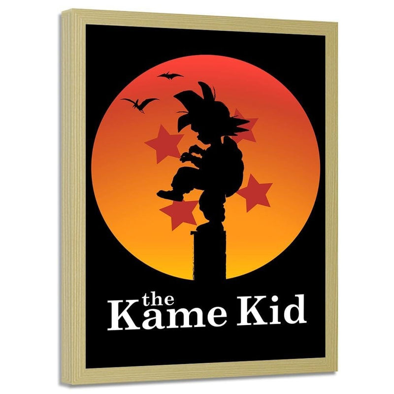 Glezna bēšā rāmī - The Kame Kid Orange  Home Trends DECO