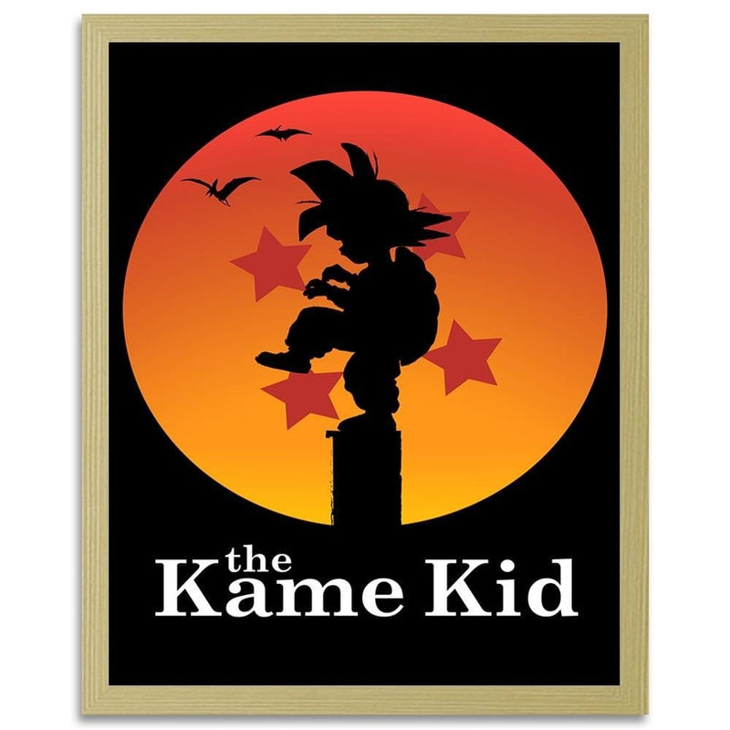 Glezna bēšā rāmī - The Kame Kid Orange  Home Trends DECO