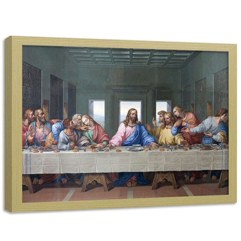 Glezna bēšā rāmī - The Last Supper  Home Trends DECO