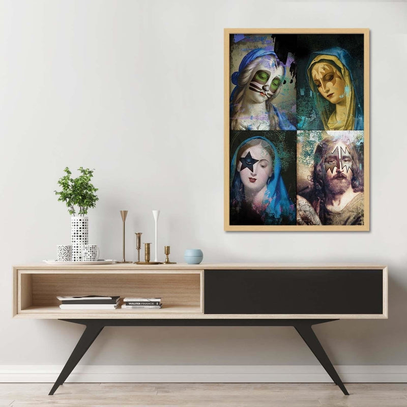 Glezna bēšā rāmī - Visual Art  Home Trends DECO